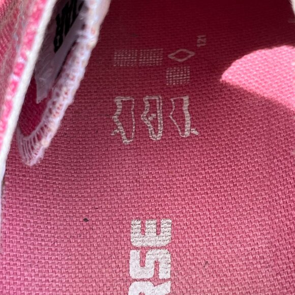 Converse Chuck Taylor All Star Pink Low Top Canvas Sneakers Mens 6 Womens 8 - Picture 6 of 11